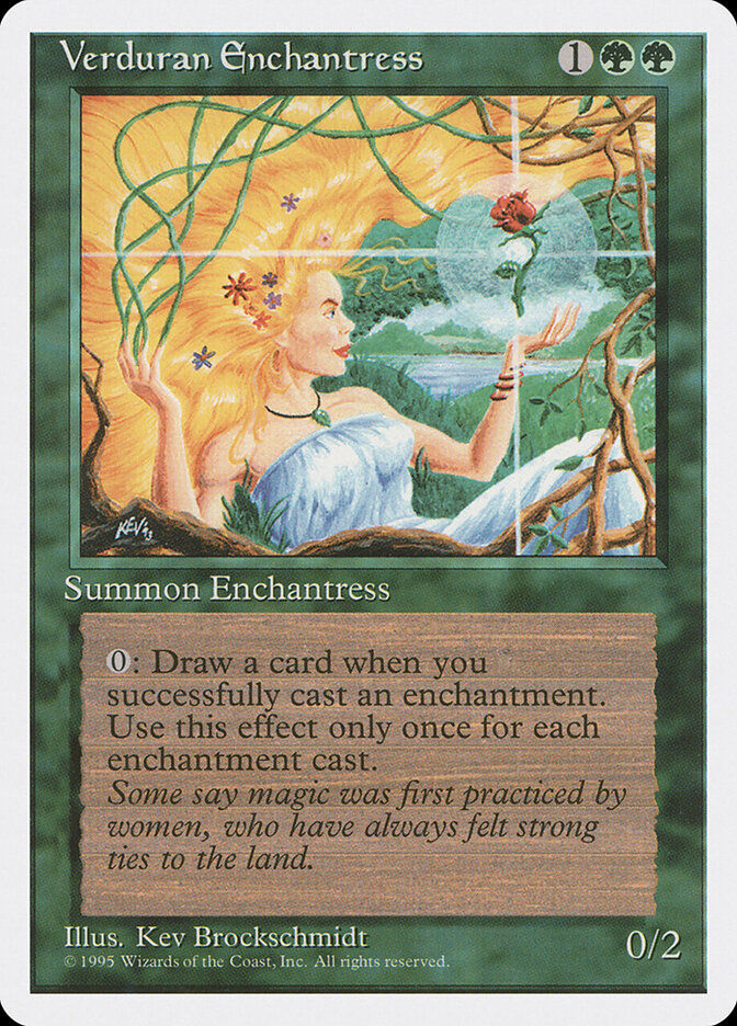 Verduran Enchantress (4ED) (281)