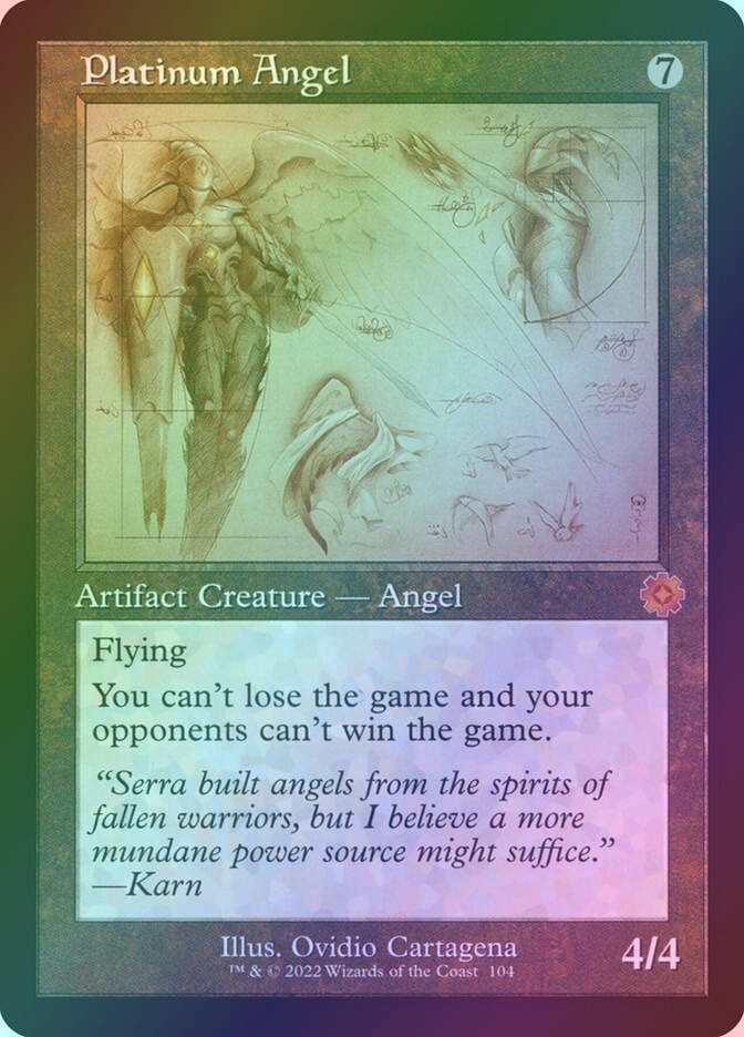 Platinum Angel (BRR) (104) / Foil / Schematic