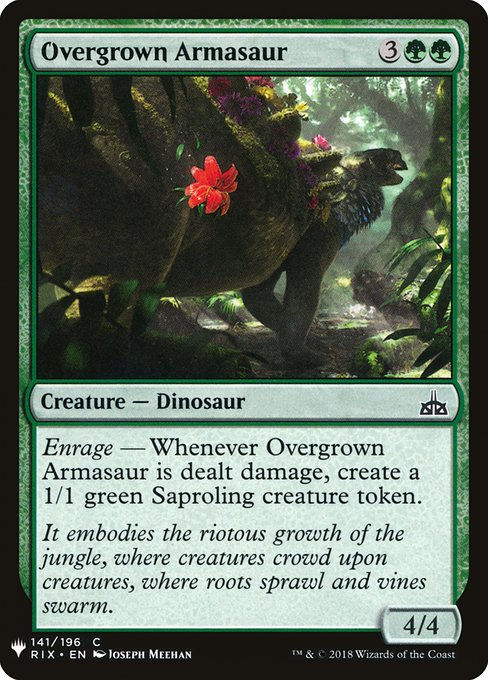 Overgrown Armasaur (PLST) (RIX-141)