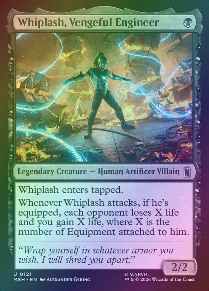 Whiplash, Vengeful Engineer (MSH) (121) / Foil