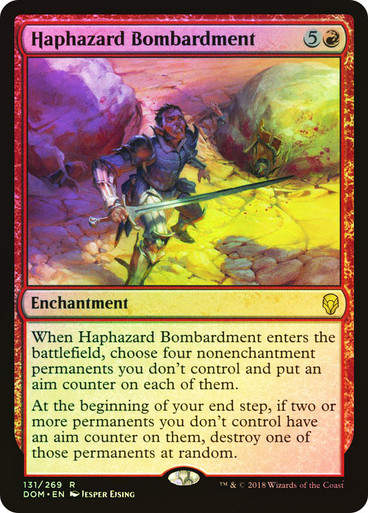 Haphazard Bombardment (DOM) (131) / Foil
