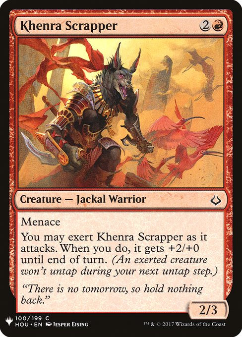 Khenra Scrapper (PLST) (HOU-100)