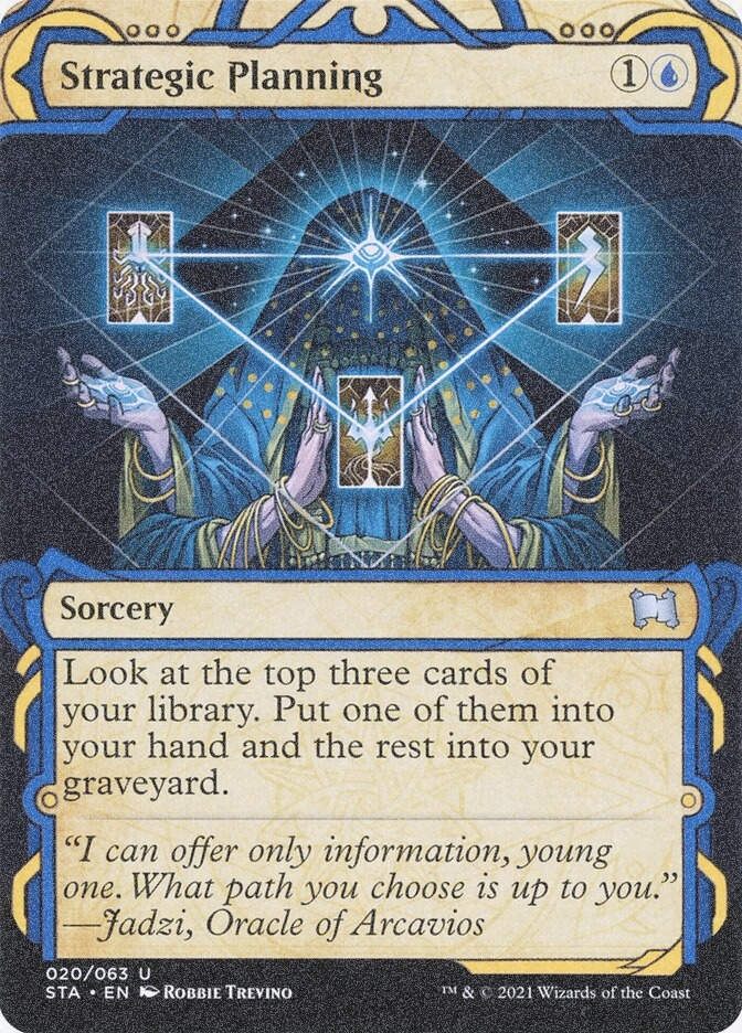 Strategic Planning (STA) (20) / Borderless / Showcase / Foil Etched