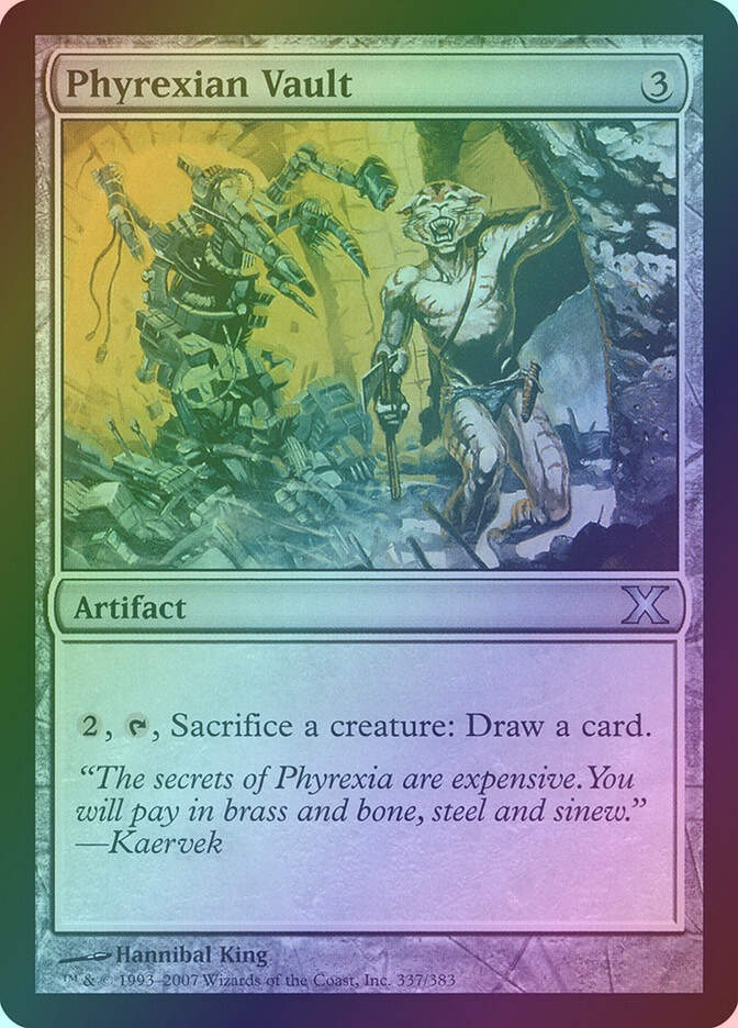 Phyrexian Vault (10E) (337) / Foil