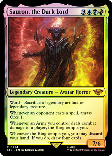 Sauron, the Dark Lord (ltr) / Foil | MTG Wolf México