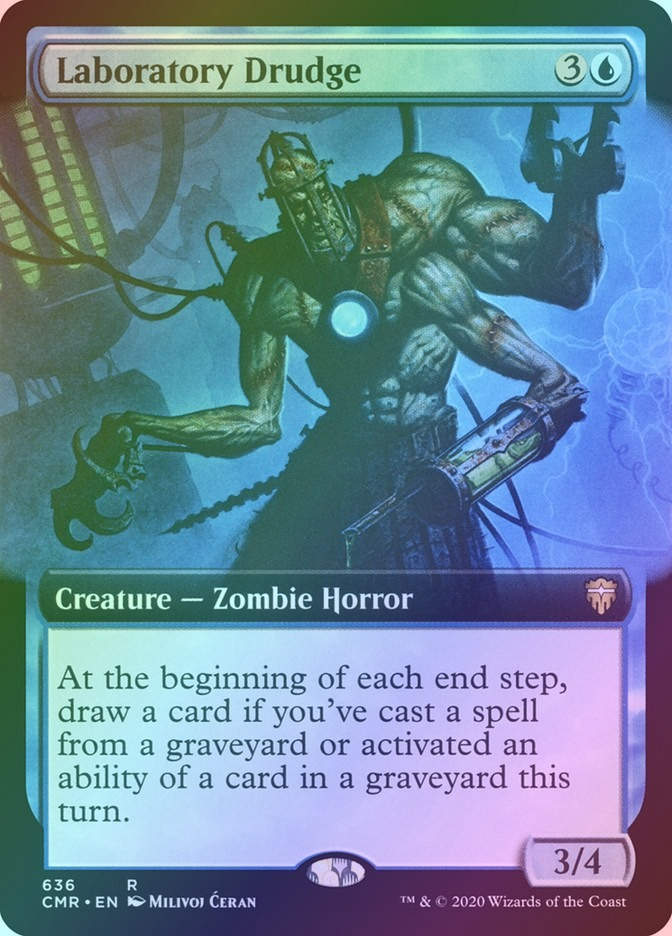 Laboratory Drudge (CMR) (636) / Extended Art / Foil