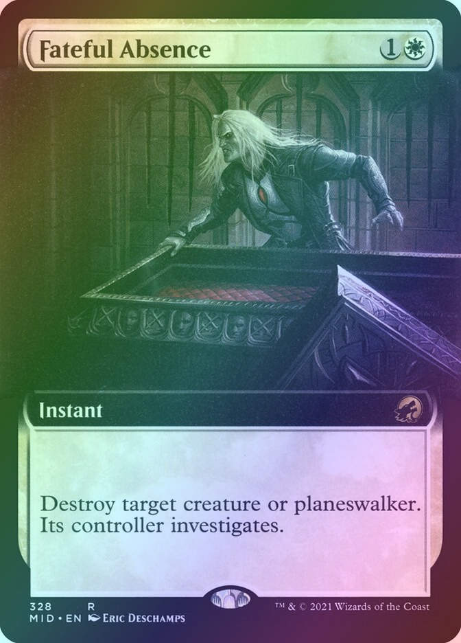 Fateful Absence (MID) (328) / Extended Art / Foil