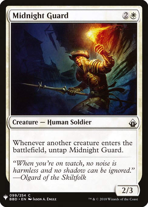 Midnight Guard (PLST) (BBD-99)