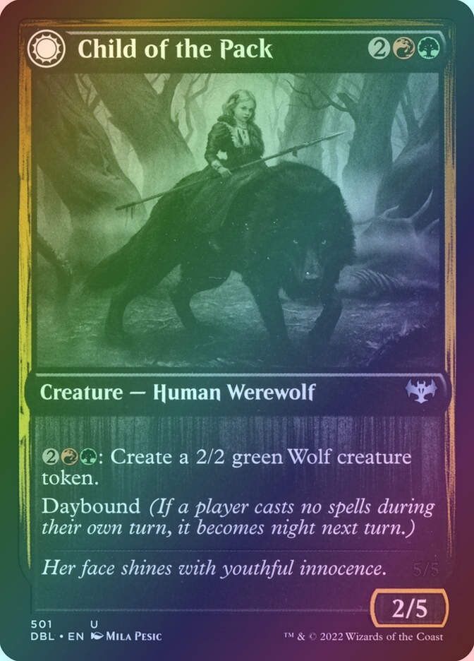 Child of the Pack // Savage Packmate (DBL) (501) / Foil