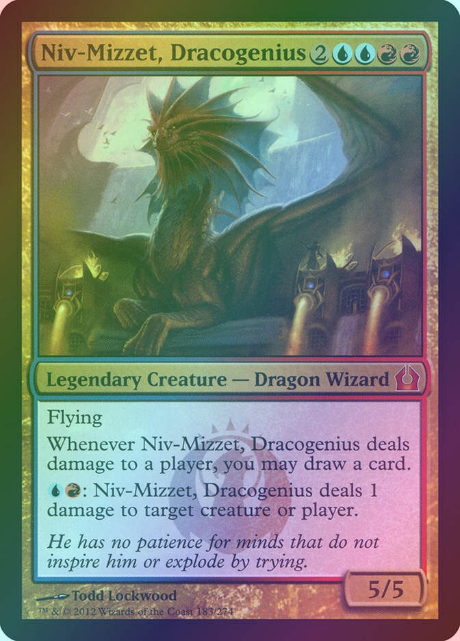 Niv-Mizzet, Dracogenius (RTR) (183) / Foil