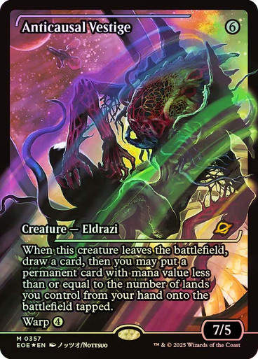 Anticausal Vestige (EOE) (357) / Showcase / Foil