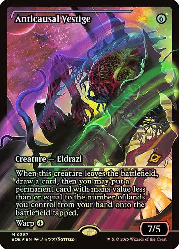 Anticausal Vestige (EOE) (357) / Showcase / Foil