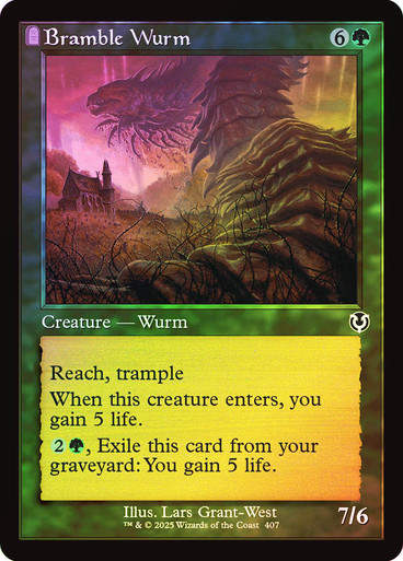 Bramble Wurm (INR) (407) / Foil Retro