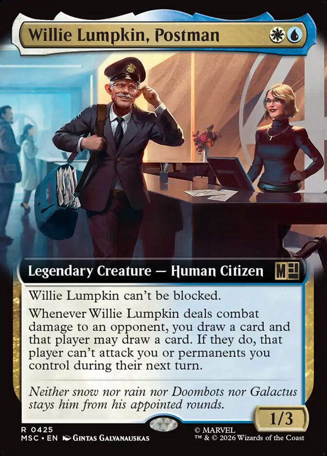 Willie Lumpkin, Postman (MSC) (425) / Extended Art