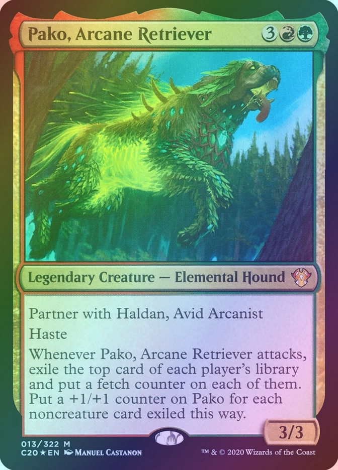 Pako, Arcane Retriever (C20) (13) / Foil