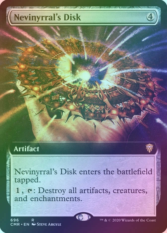 Nevinyrral's Disk (CMR) (696) / Extended Art / Foil