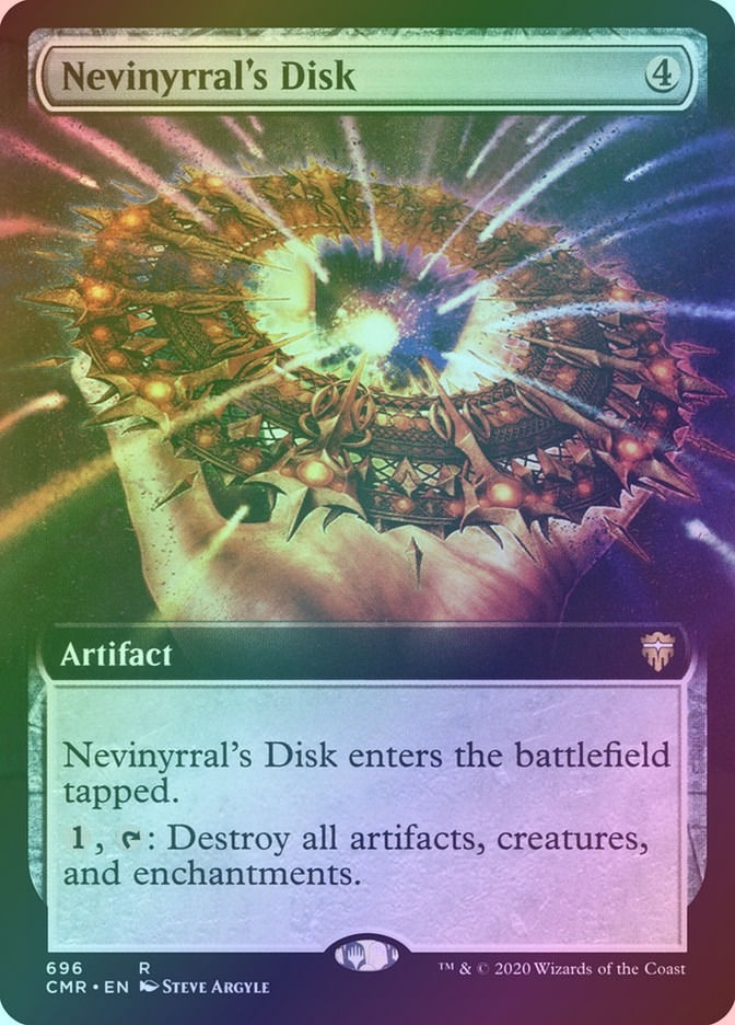 Nevinyrral's Disk (CMR) (696) / Extended Art / Foil