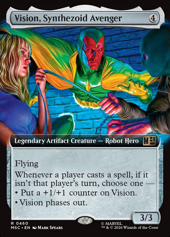 Vision, Synthezoid Avenger (MSC) (460) / Extended Art