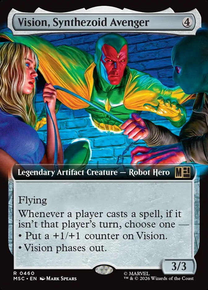 Vision, Synthezoid Avenger (MSC) (460) / Extended Art