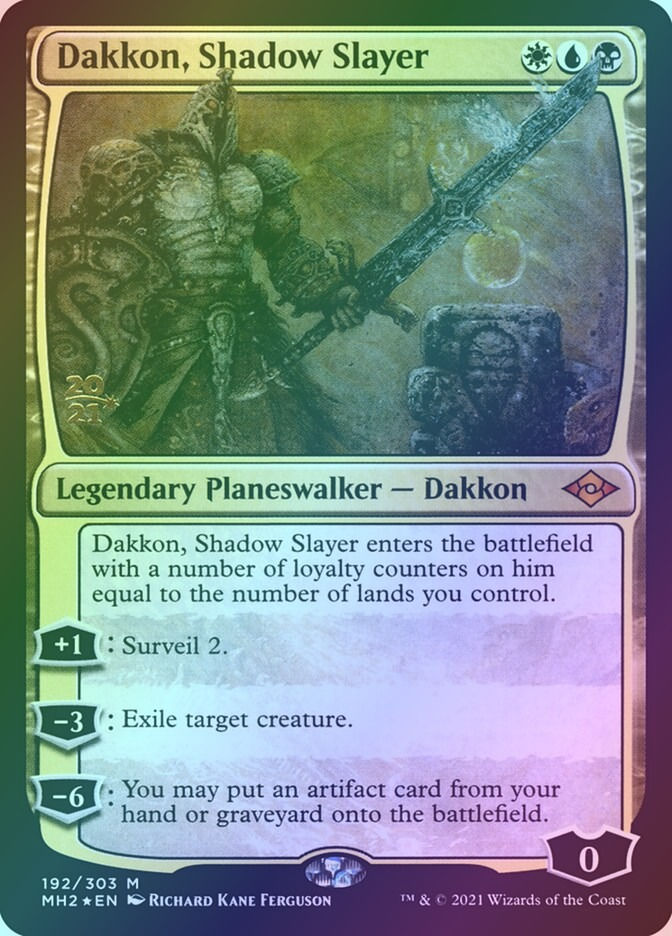 Dakkon, Shadow Slayer (PMH2) (192s) / Foil