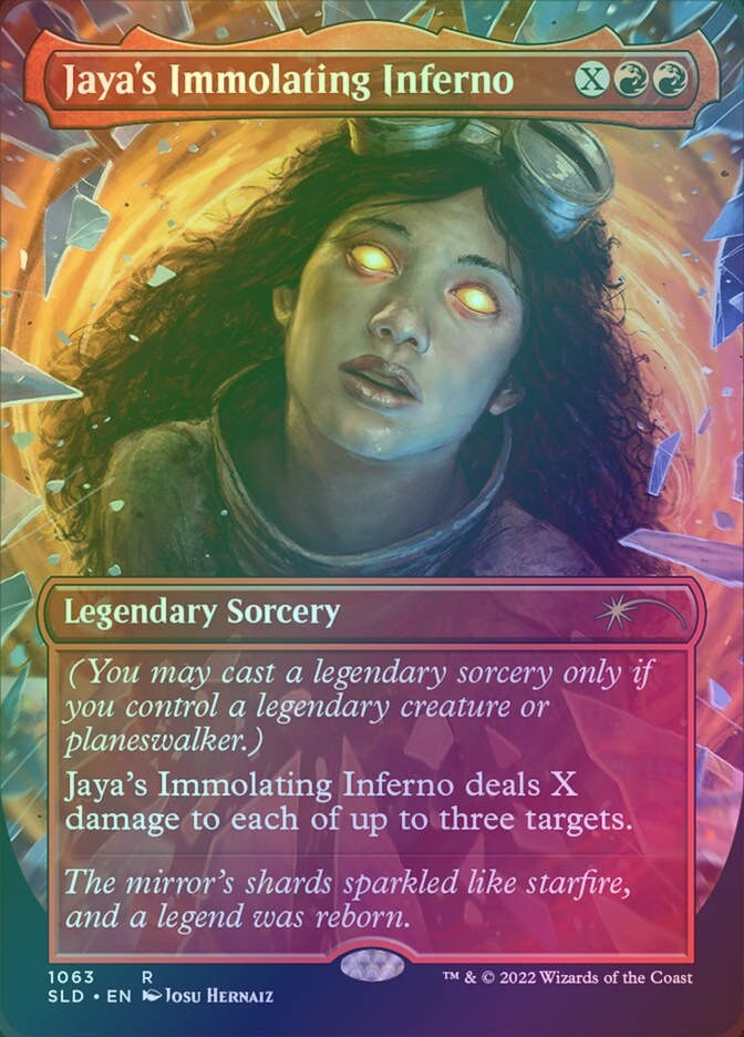 Jaya's Immolating Inferno (SLD) (1063) / Borderless / Foil