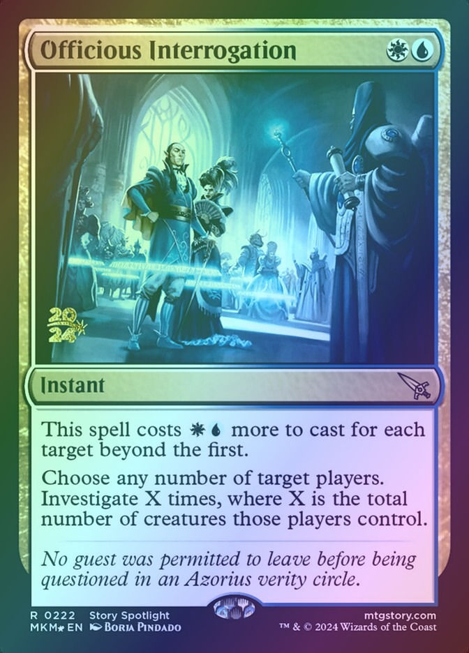 Officious Interrogation (PMKM) (222s) / Foil
