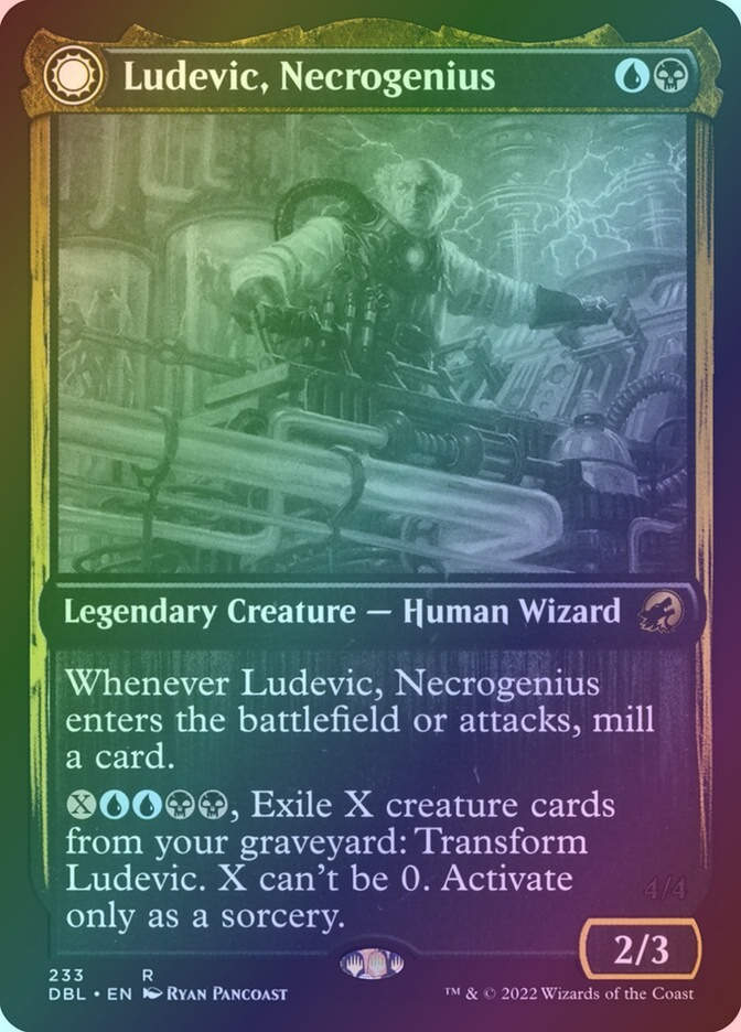 Ludevic, Necrogenius // Olag, Ludevic's Hubris (DBL) (233) / Foil