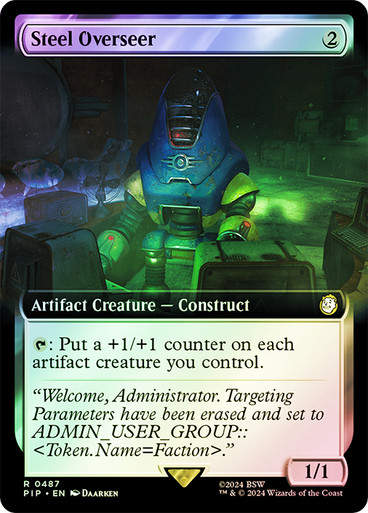 Steel Overseer (pip) (487) / Extended Art Foil