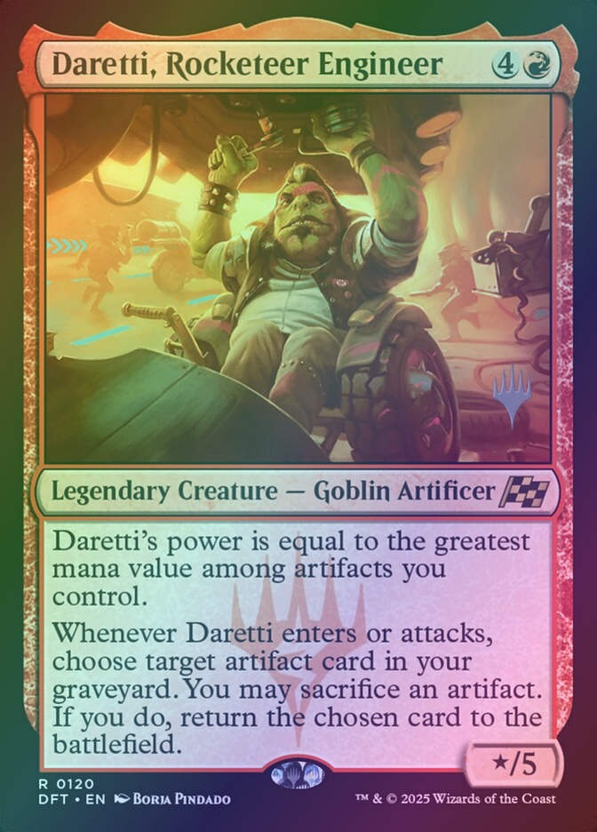 Daretti, Rocketeer Engineer (PDFT) (120p) / Foil