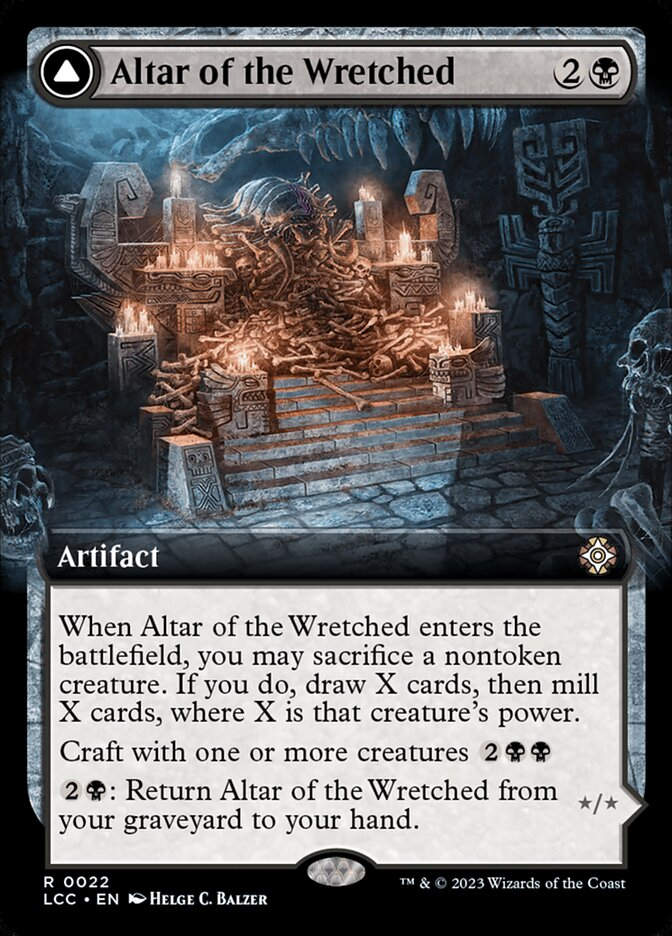 Altar of the Wretched // Wretched Bonemass (LCC) (22) / Extended Art