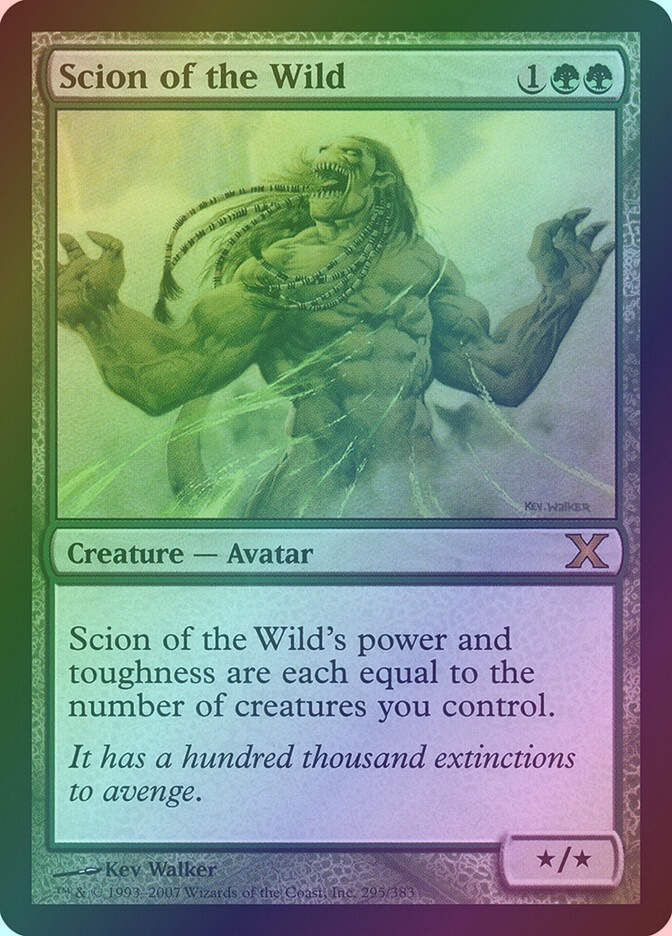 Scion of the Wild (10E) (295) / Foil