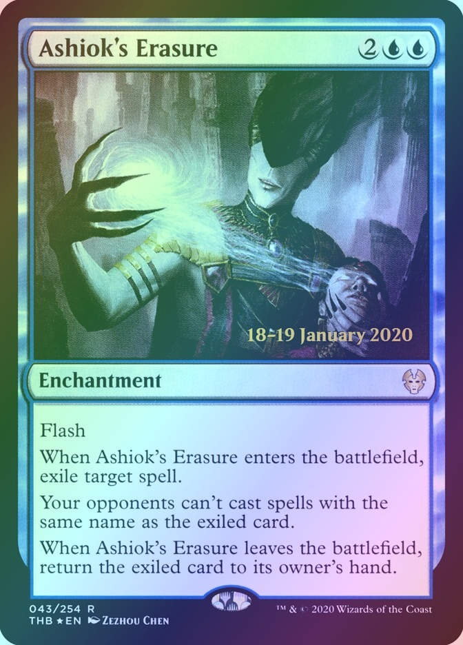Ashiok's Erasure (PTHB) (43s) / Foil