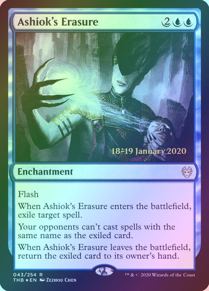 Ashiok's Erasure (PTHB) (43s) / Foil