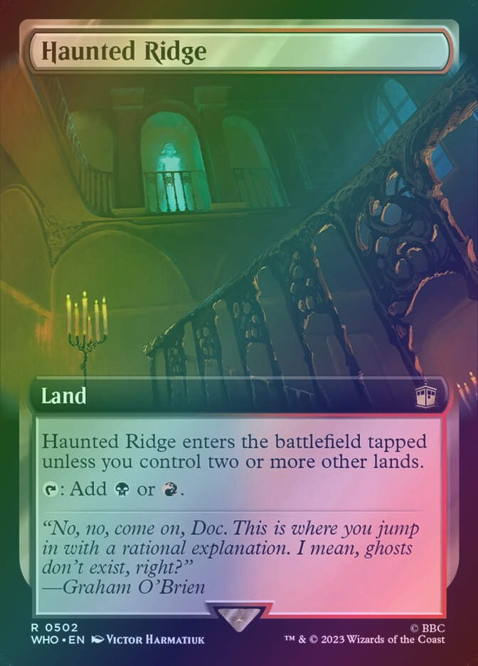 Haunted Ridge (WHO) (502) / Extended Art / Foil