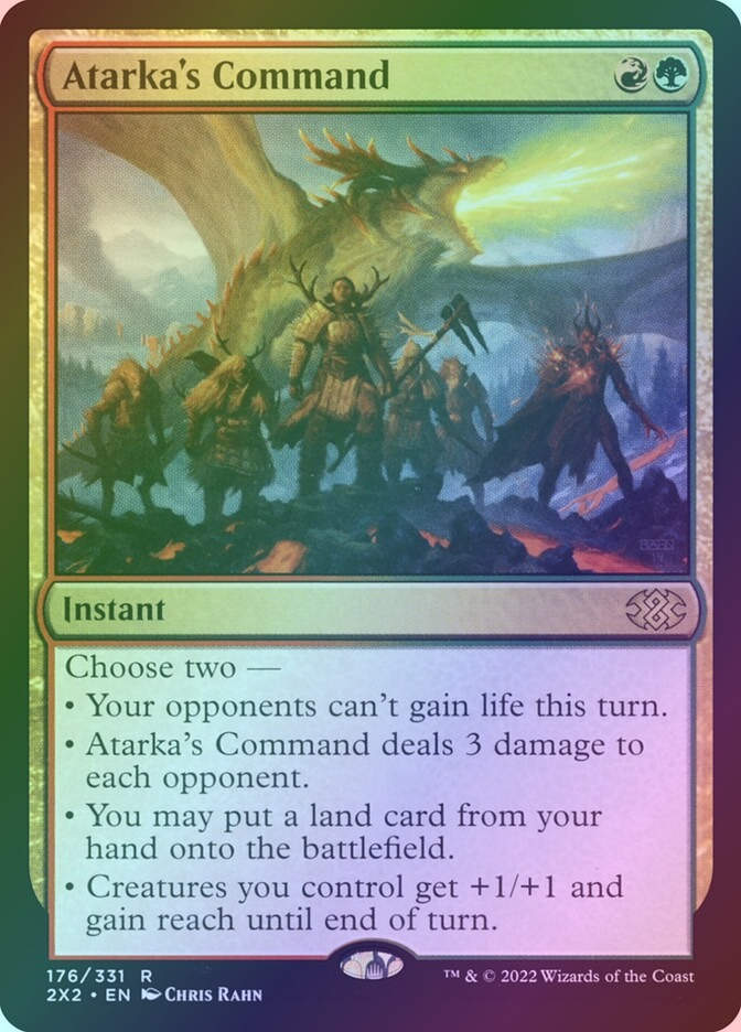 Atarka's Command (2X2) (176) / Foil