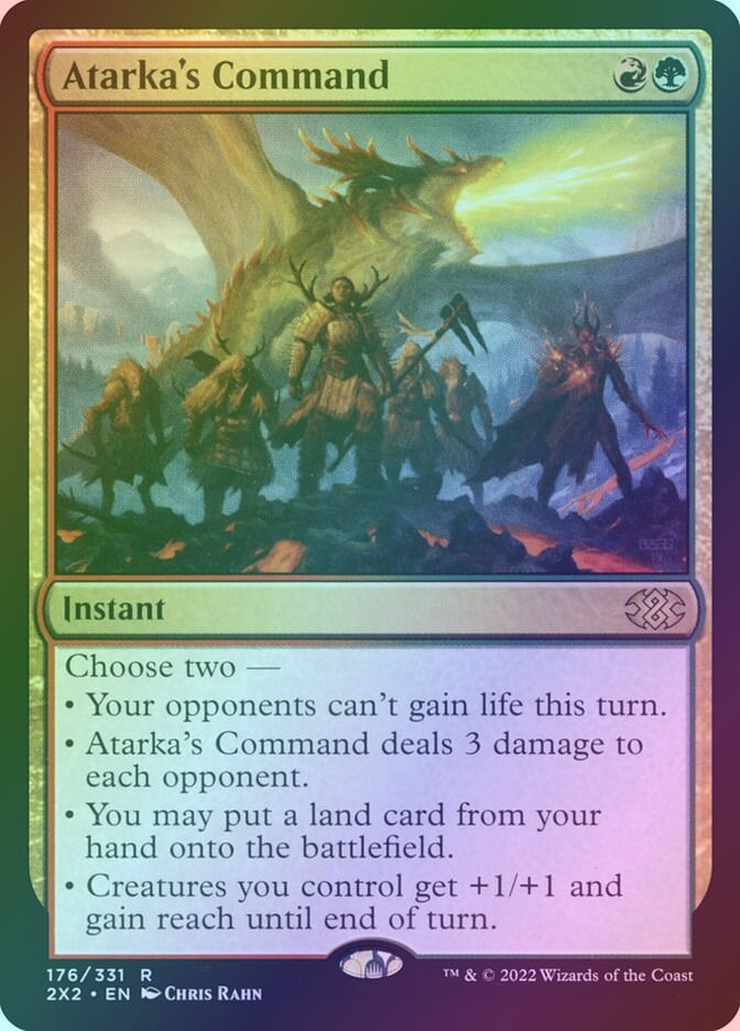 Atarka's Command (2X2) (176) / Foil