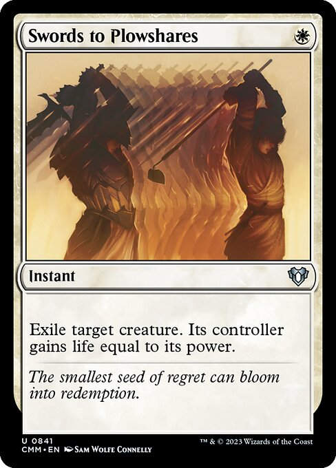 Swords to Plowshares (cmm) (Commander Deck)