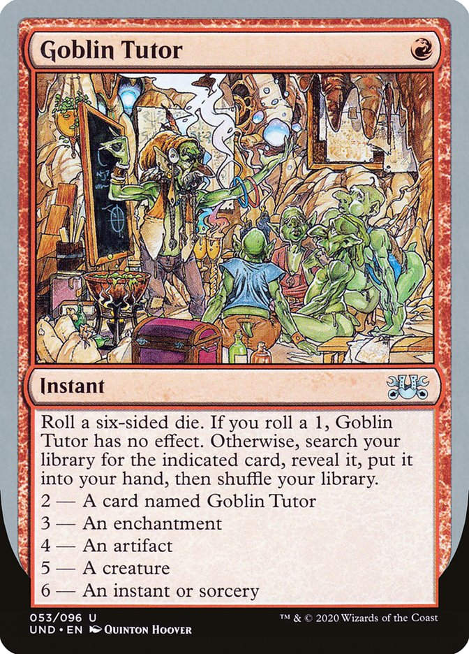 Goblin Tutor (UND) (53)