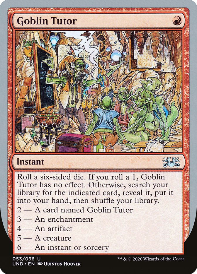 Goblin Tutor (UND) (53)