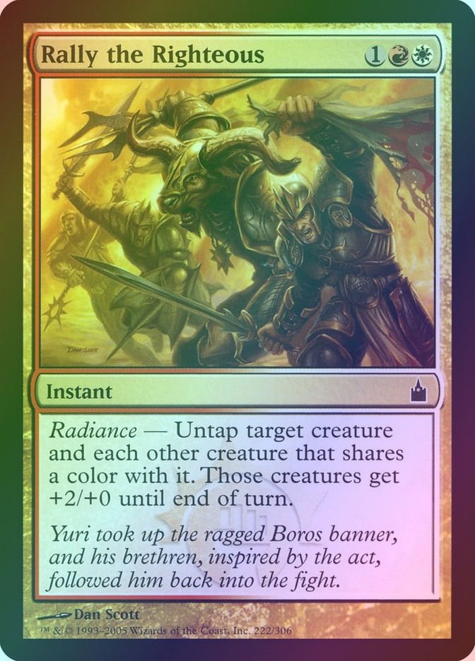 Rally the Righteous (RAV) (222) / Foil