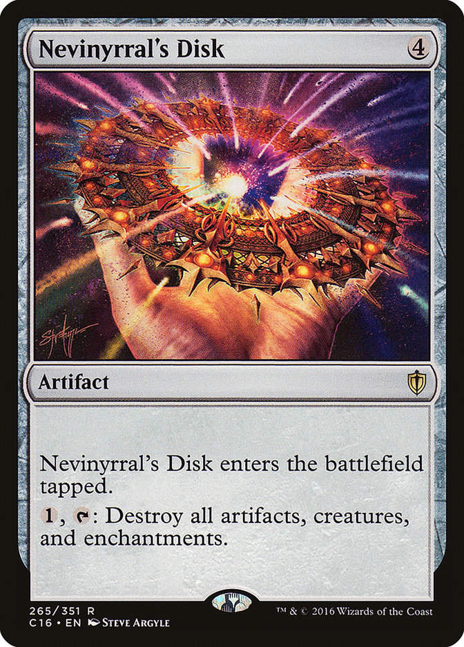 Nevinyrral's Disk (c16)