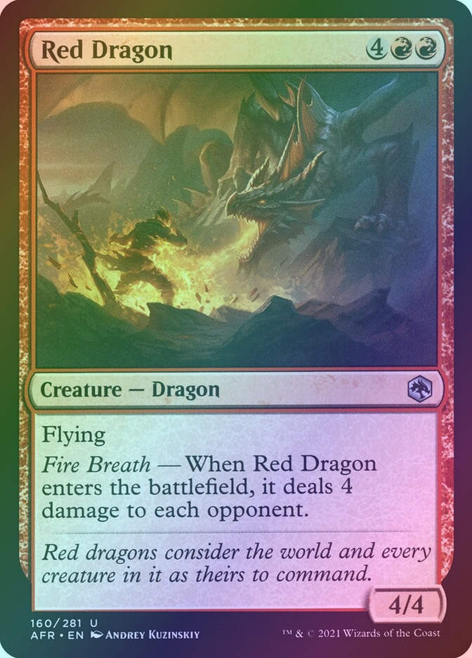 Red Dragon (AFR) (160) / Foil