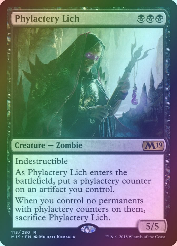 Phylactery Lich (M19) (113) / Foil