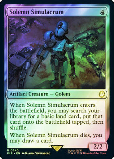 Solemn Simulacrum (pip) (240) / Foil