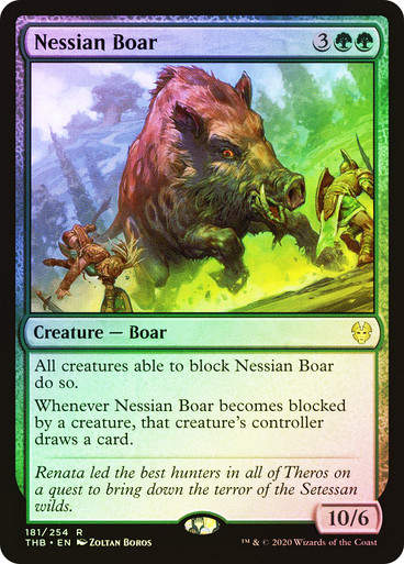 Nessian Boar (THB) (181) / Foil