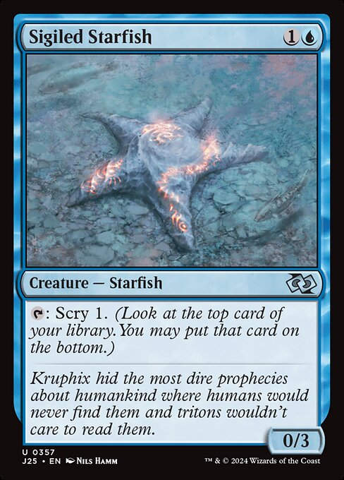 Sigiled Starfish (J25) (357)