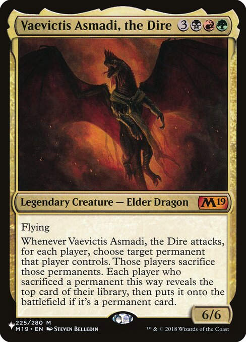 Vaevictis Asmadi, the Dire (PLST) (M19-225)