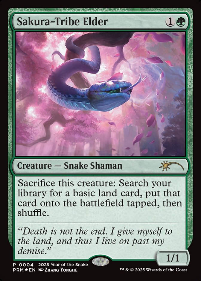 Sakura-Tribe Elder (PL25) (4) / Foil