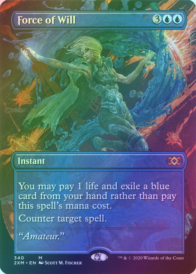 Force of Will (2XM) (340) / Borderless / Foil