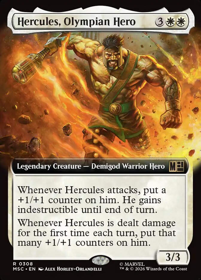 Hercules, Olympian Hero (MSC) (308) / Extended Art